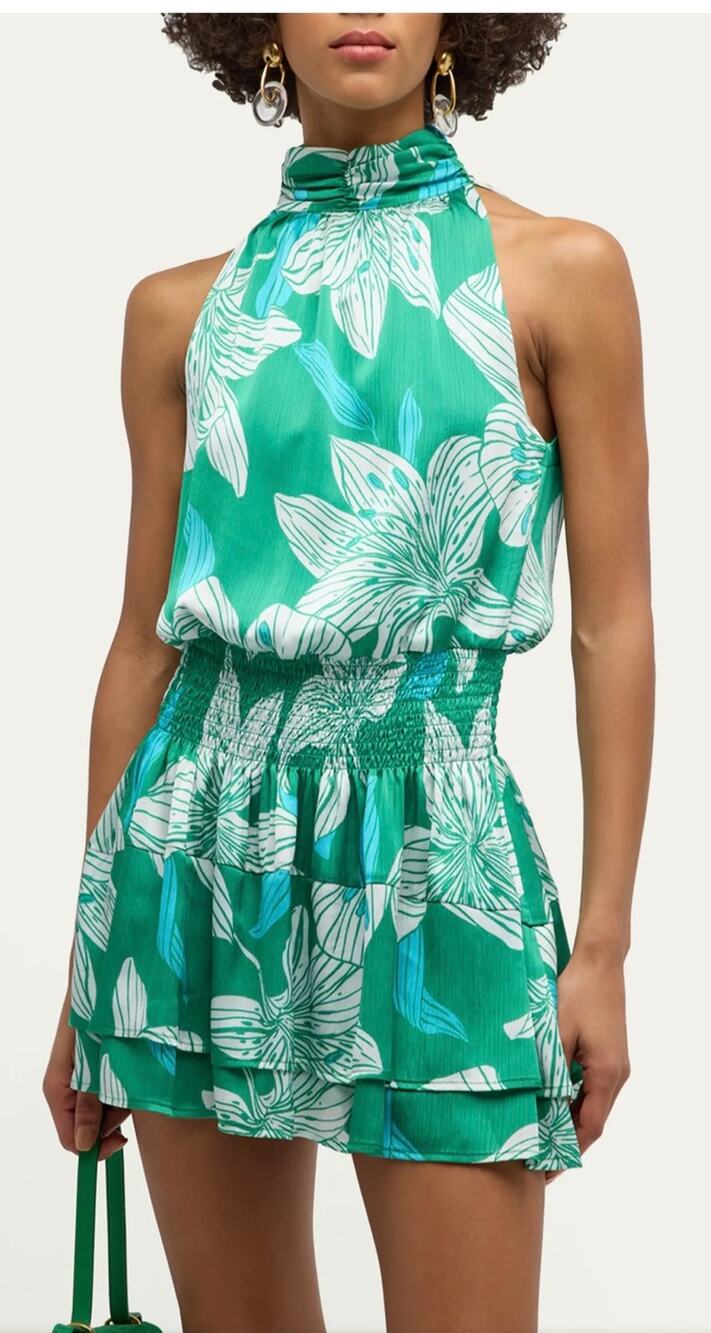 RAMY BROOK Dani Halter women’s Mini Dress size medium $395 retail (NWOT)